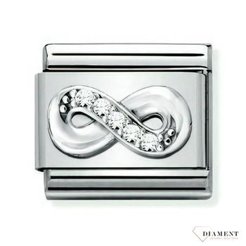 Nomination charms 925 Silver 'Nieskończoność' z cyrkoniami  330304 41  ✓oryginalna biżuteria Nomination ✓ prezent dla przyjaciółki✓ prezent na urodziny✓ prezent dla przyjaciółki✓ Biżuteria Nomination ✓Wymarzony prezent (2).jpg